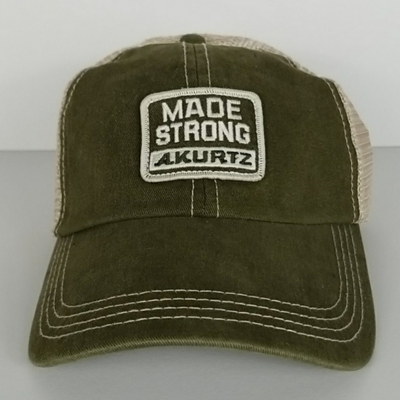 A. KURTZ "Made Strong" Trucker Baseball Cap OSFA - Picture 13 of 14